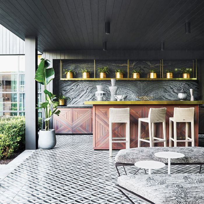 Style Guide: Eclectic Design Outdoor kitchen