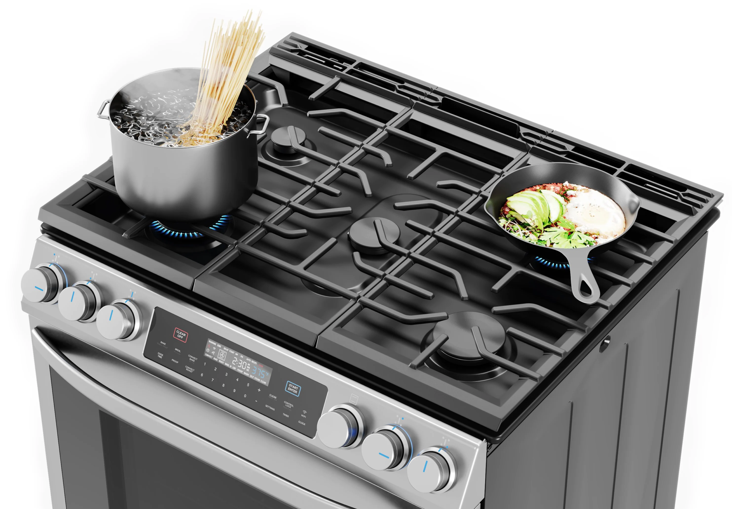 Check Out This New Kitchen Appliance Suite gas range
