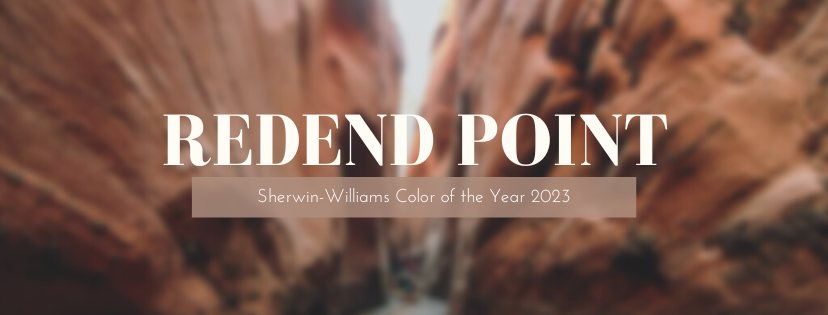 Sherwin-Williams 2023 color of the Year Redend Point