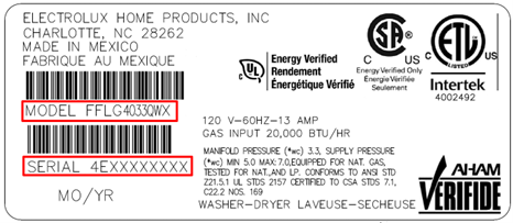 Electrolux Group Recalls Frigidaire Gas Cooktops and Laundry Centers Electrolux Group Recalls Frigidaire Laundry